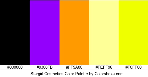 Stargirl Cosmetics Color Colors Logo
