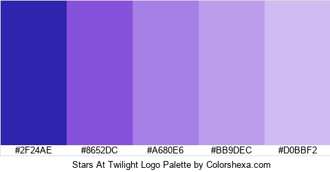 Stars At Twilight Logo Colors Logo