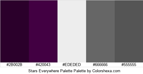 Stars Everywhere Palette Colors Logo