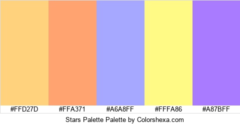 Stars Palette Colors Logo