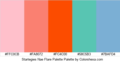 Startegies Nae Flare Palette Colors Logo
