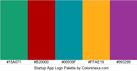 Startup App Logo Colors Logo