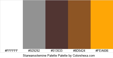 Starwarssitemine Palette Colors Logo
