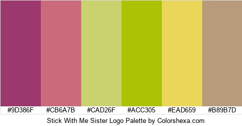 Stick With Me Sister Logo Colors Logo