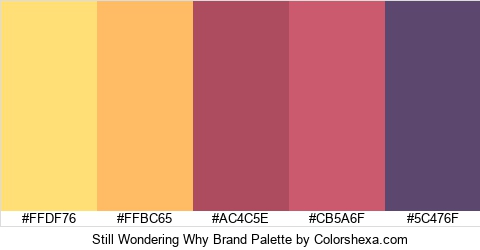 Still Wondering Why Brand Colors Logo