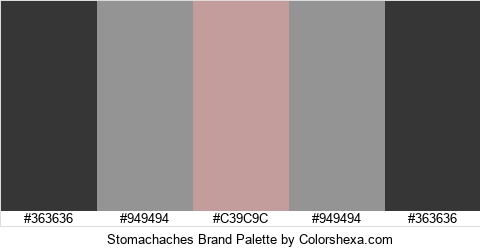 Stomachaches Brand Colors Logo