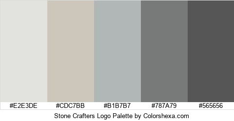 Stone Crafters Logo Colors Logo