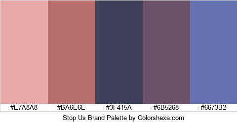 Stop Us Brand Colors Logo