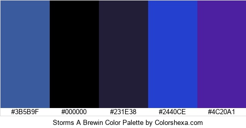 Storms A Brewin Color Colors Logo