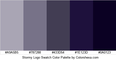 Stormy Logo Swatch Color Colors Logo