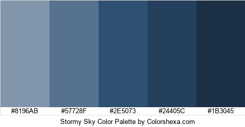 Stormy Sky Color Colors Logo