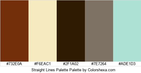 Straight Lines Palette Colors Logo