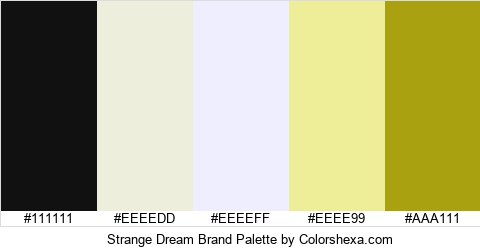 Strange Dream Brand Colors Logo