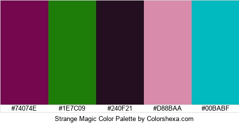 Strange Magic Color Colors Logo