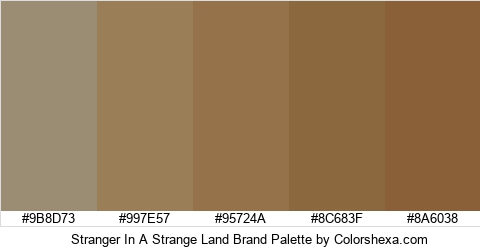 Stranger In A Strange Land Brand Colors Logo