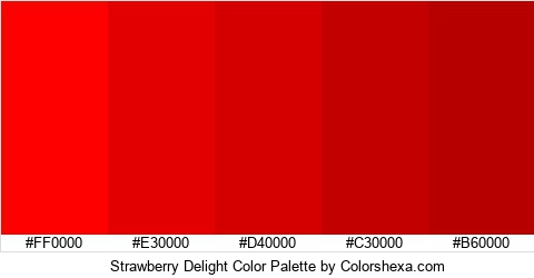Strawberry Delight Color Colors Logo
