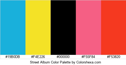 Street Album Color Colors Logo