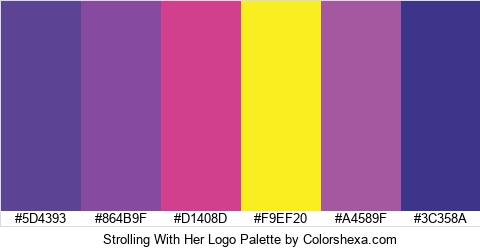 Strolling With Her Logo Colors Logo