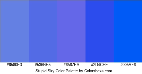 Stupid Sky Color Colors Logo