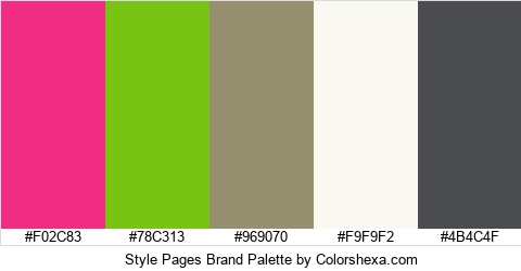 Style Pages Brand Colors Logo