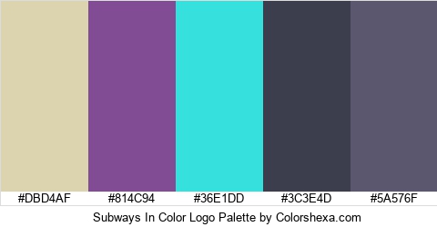 Subways In Color Logo Colors Logo