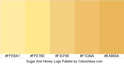 Sugar And Honey Logo Colors Logo