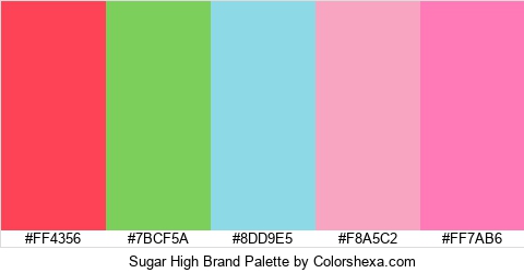 Sugar High Brand Colors Logo