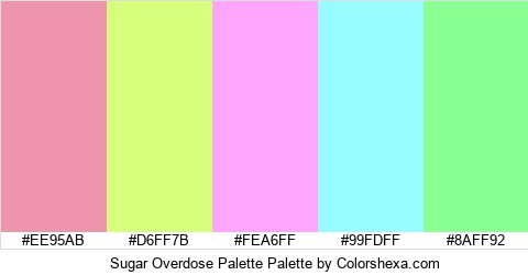 Sugar Overdose Palette Colors Logo