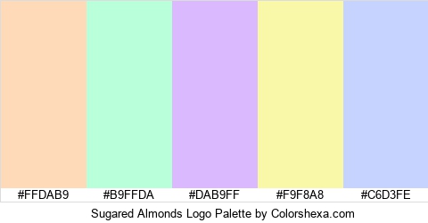 Sugared Almonds Logo Colors Logo
