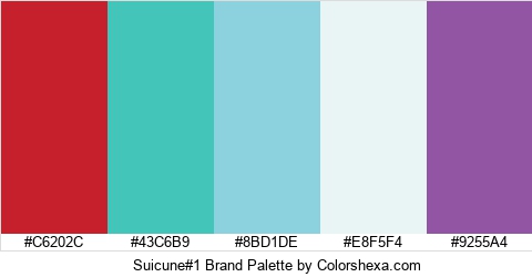 Suicune#1 Brand Colors Logo