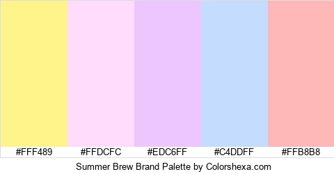 Summer Brew Brand Colors Logo