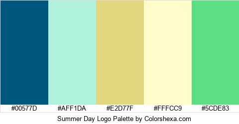 Summer Day Logo Colors Logo