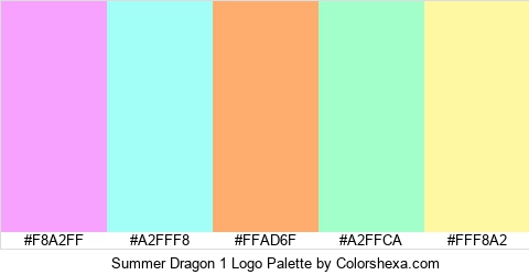 Summer Dragon 1 Logo Colors Logo