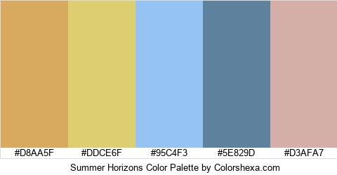 Summer Horizons Color Colors Logo