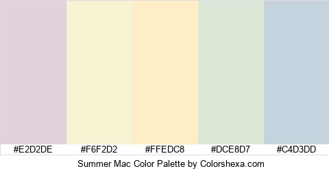Summer Mac Color Colors Logo
