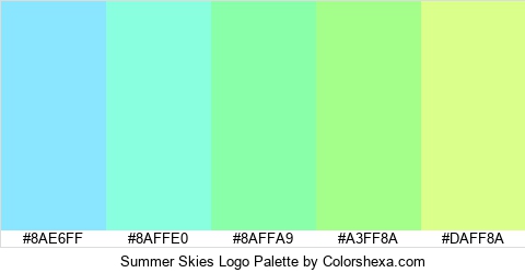 Summer Skies Logo Colors Logo