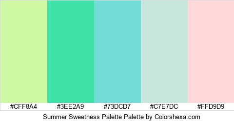 Summer Sweetness Palette Colors Logo