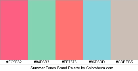 Summer Tones Brand Colors Logo