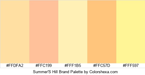 Summer'S Hill Brand Colors Logo