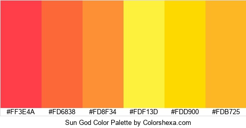 Sun God Color Colors Logo