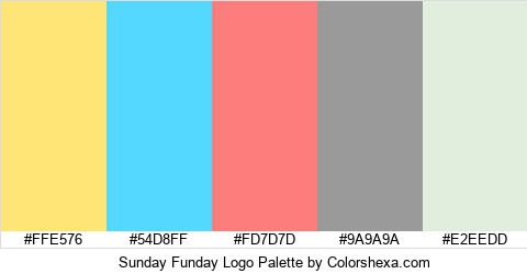 Sunday Funday Logo Colors Logo
