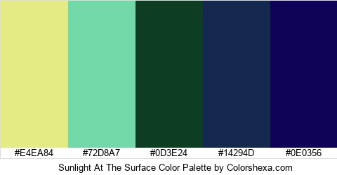 Sunlight At The Surface Color Colors Logo
