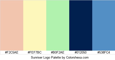 Sunriser Logo Colors Logo