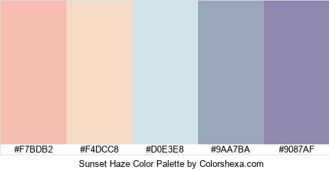 Sunset Haze Color Colors Logo