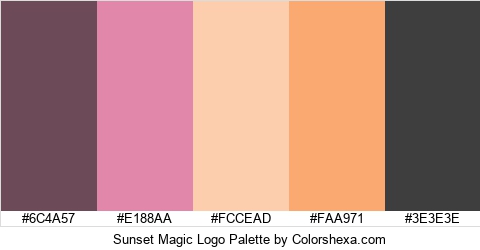 Sunset Magic Logo Colors Logo