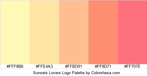 Sunsets Lovers Logo Colors Logo