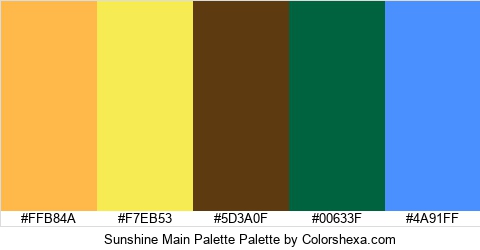 Sunshine Main Palette Colors Logo