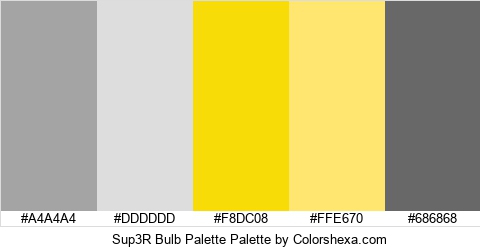 Sup3R Bulb Palette Colors Logo