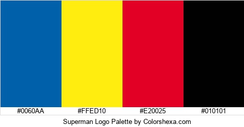 Superman Logo Colors Logo