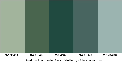 Swallow The Taste Color Colors Logo